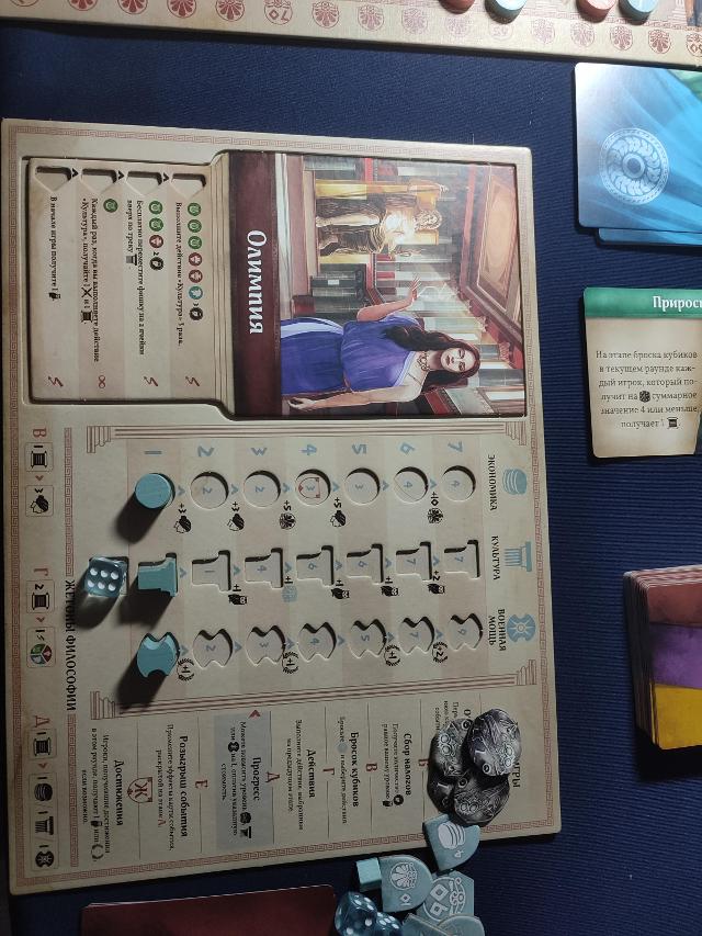 Khôra: Rise of an Empire on the table, photo by Даниил