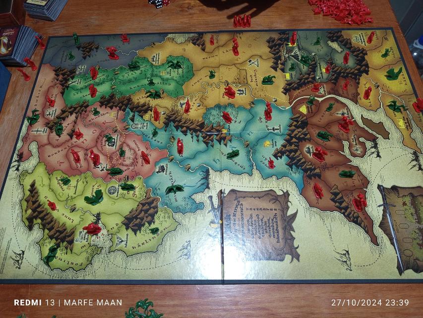 Risk: The Lord of the Rings Trilogy Edition on the table, photo by MarFe MaAn