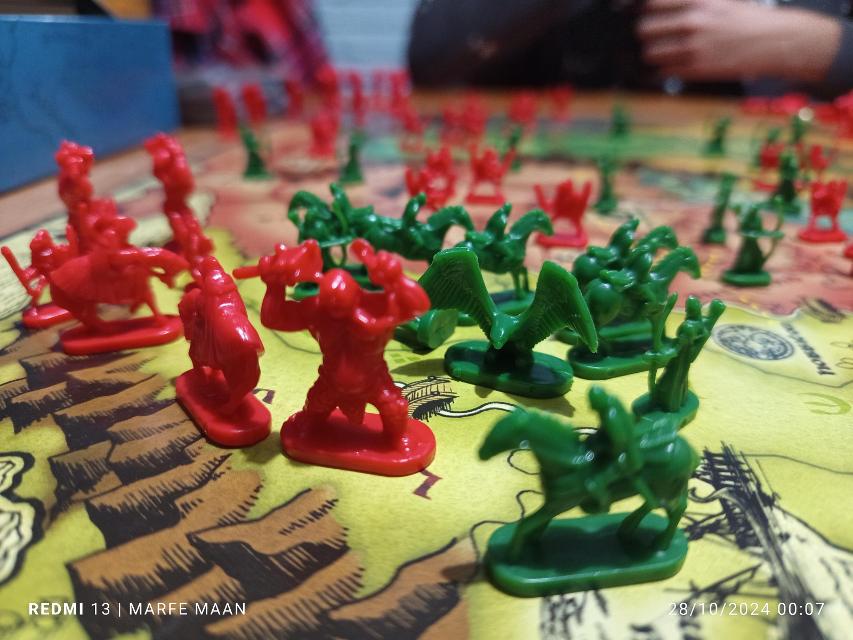 Risk: The Lord of the Rings Trilogy Edition on the table, photo by MarFe MaAn
