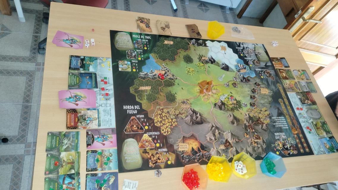 Fate: Defenders of Grimheim on the table, photo by Àlex Garci