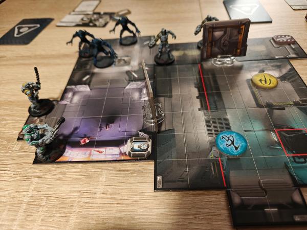 DOOM: The Board Game on the table, photo by Roger