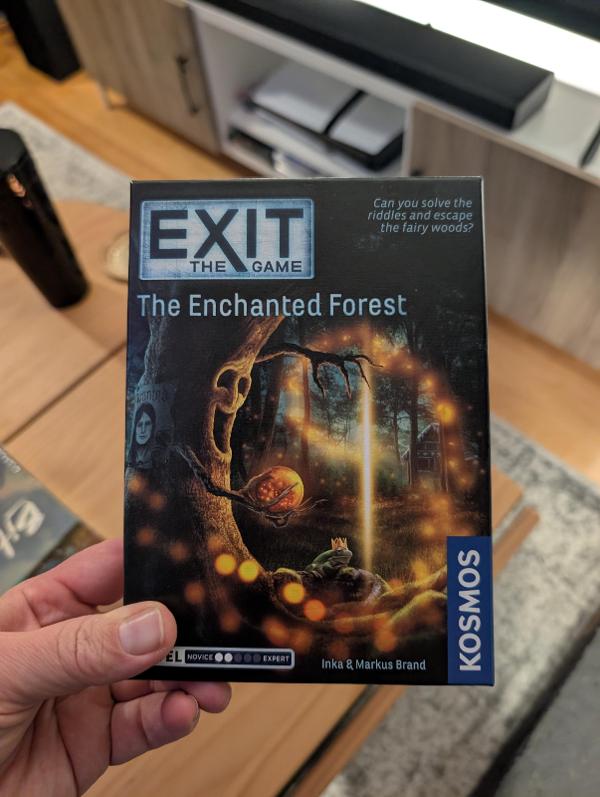 EXIT: The Game – The Enchanted Forest on the table, photo by Brandon Storm