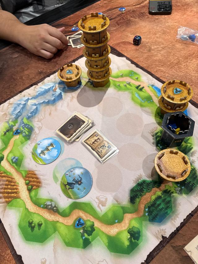 Wandering Towers on the table, photo by neogeneration