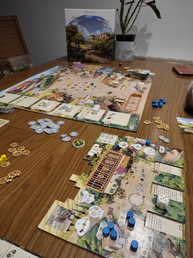 La Granja: Deluxe Master Set på bordet, foto av Tenuki
