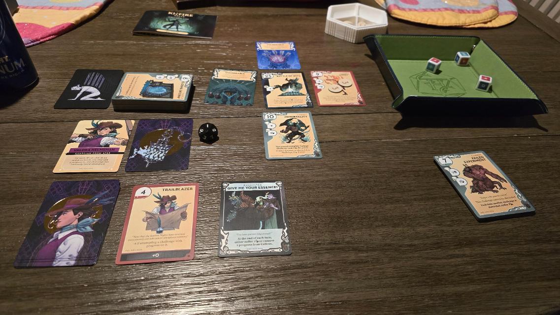 Kinfire Delve: Callous' Lab on the table, photo by Chris Salazar