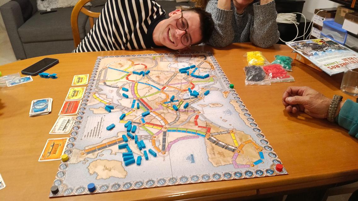 Zug um Zug: Europa auf dem Tisch, Foto von Gemma GonVil