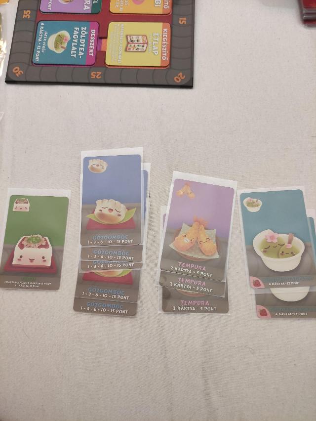 Sushi Go Party! on the table, photo by Sebashi