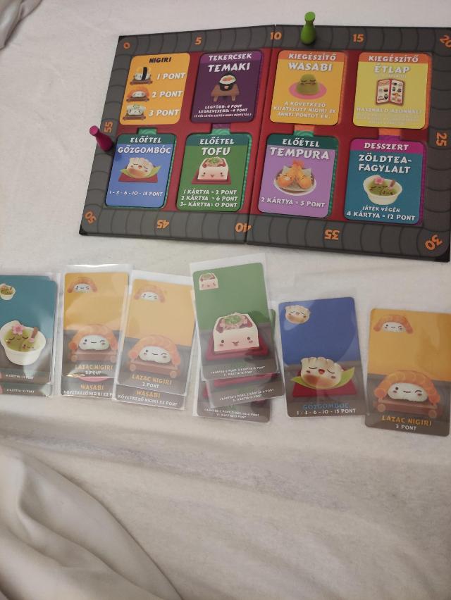 Sushi Go Party! on the table, photo by Sebashi