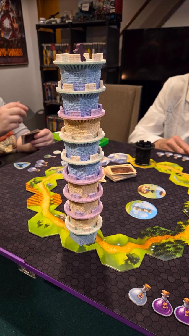 Wandering Towers on the table, photo by SirKappy