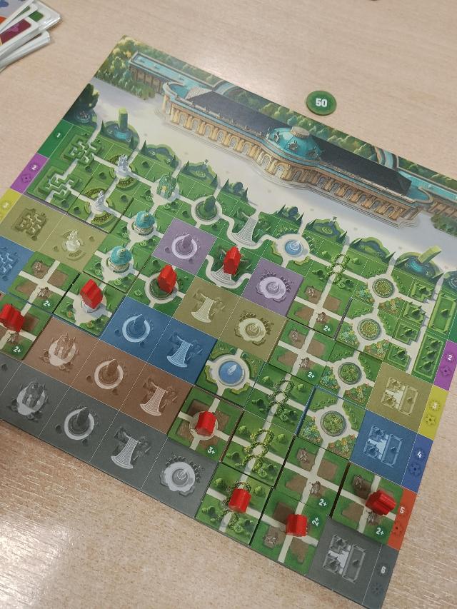 Sanssouci on the table, photo by Amy
