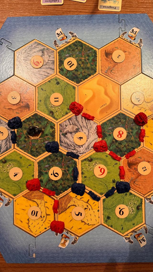 Catan sobre la taula, foto de Glòria