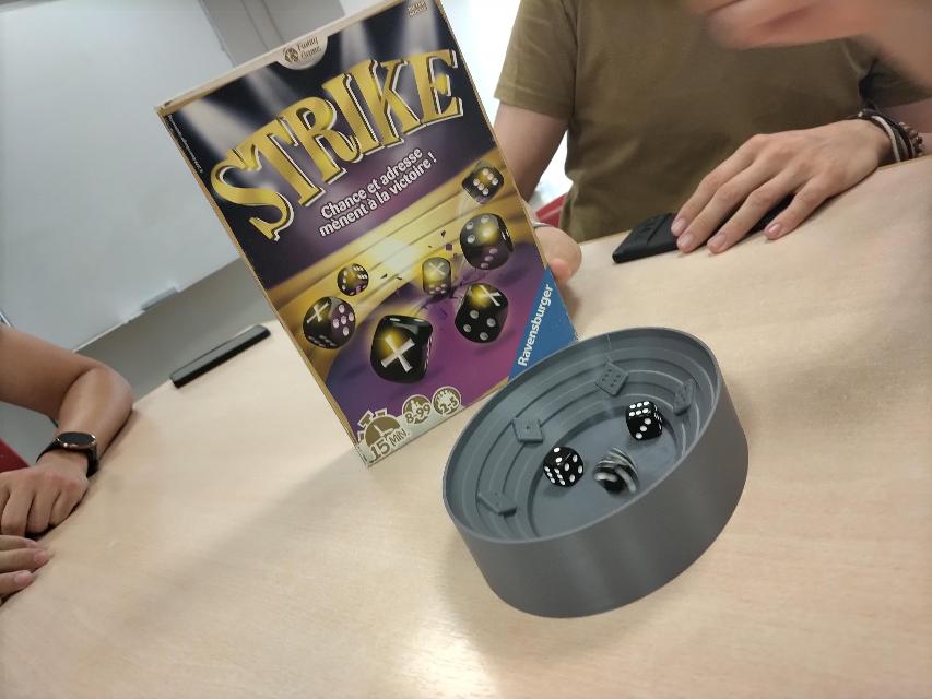 Strike on the table, photo by Amy