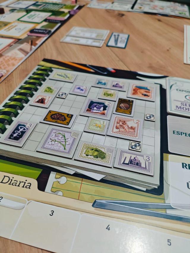 Stamp Swap on the table, photo by Zina