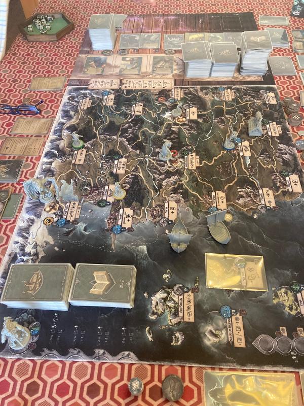 The Witcher: Old World på bordet, foto av David