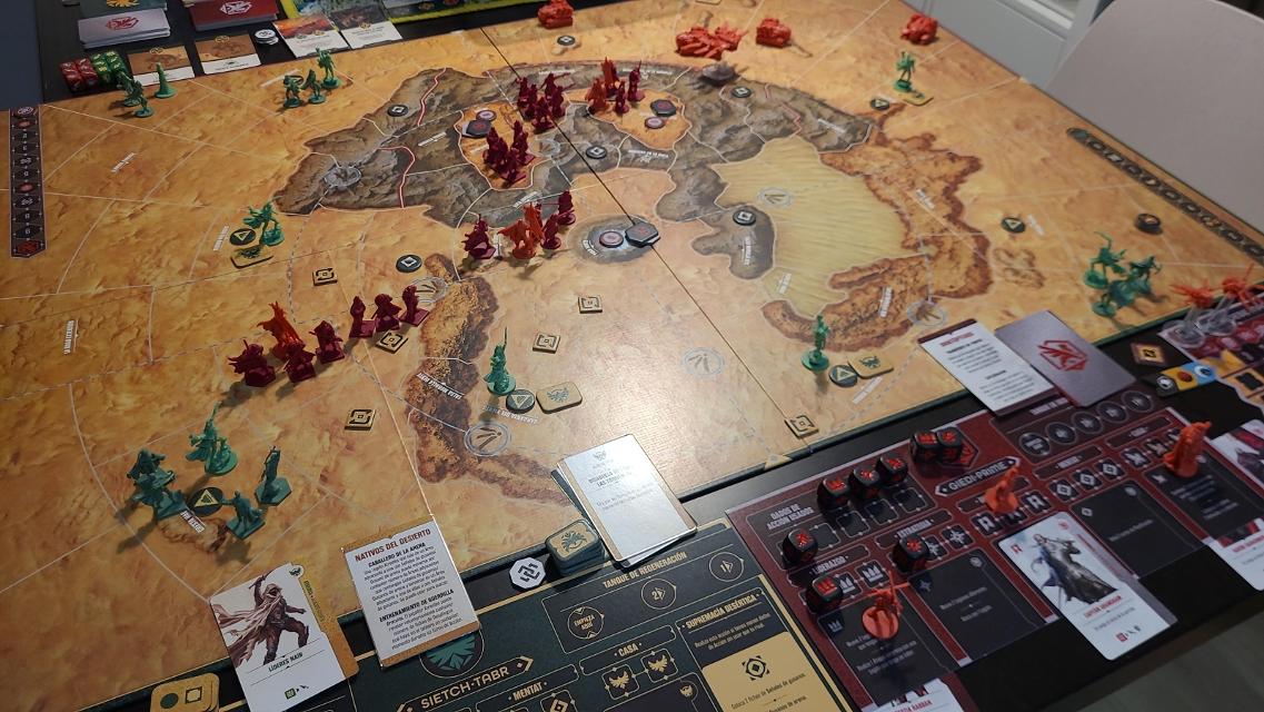 Dune: War for Arrakis on the table, photo by vicenc iborra