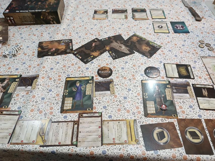 Legends Untold: Weeping Caves Novice Set on the table, photo by Viafora - Francesc