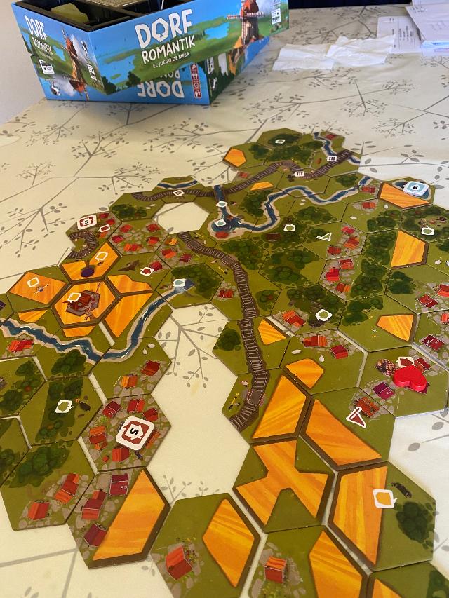 Dorfromantik: Das Brettspiel sul tavolo, foto di Juanlu