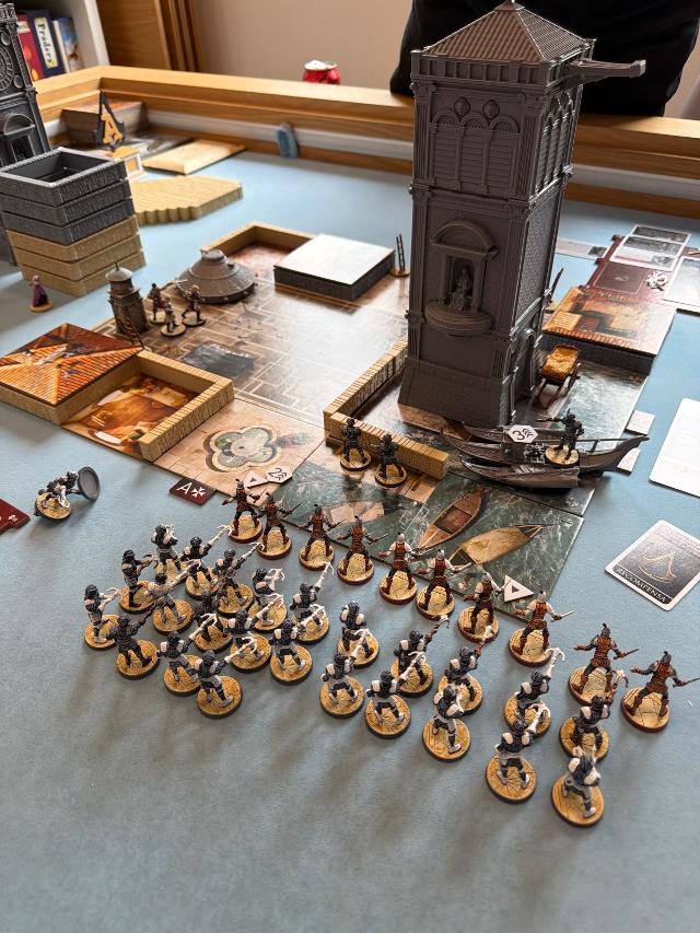 Assassin's Creed: Brotherhood of Venice auf dem Tisch, Foto von neogeneration