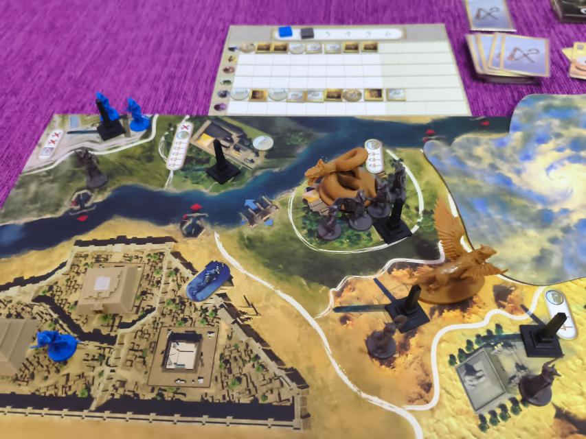 Kemet: Blood and Sand on the table, photo by Diego