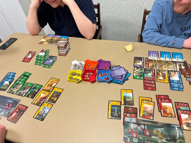 7 Wonders on the table, photo by Charlie King