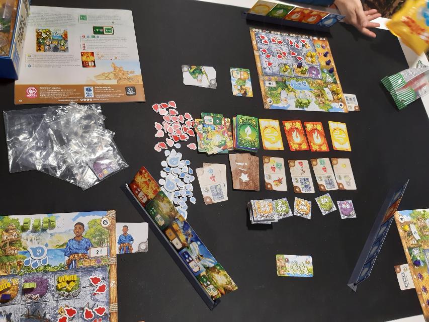 Tribes of the Wind on the table, photo by Eva