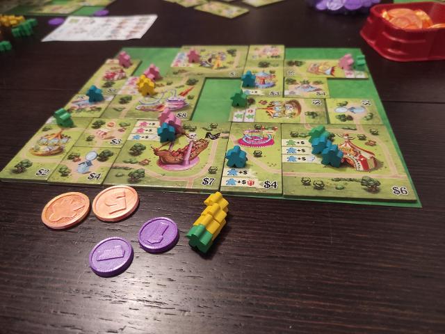 Meeple Land auf dem Tisch, Foto von Pauliss