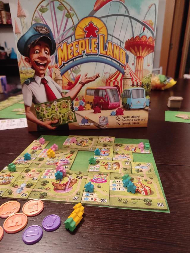 Meeple Land auf dem Tisch, Foto von Pauliss