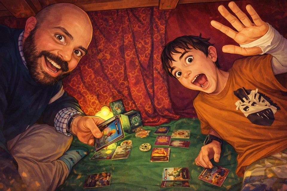 Mindbug: Battlefruit Kingdom na stole, zdjęcie: Artur Rodríguez Coma