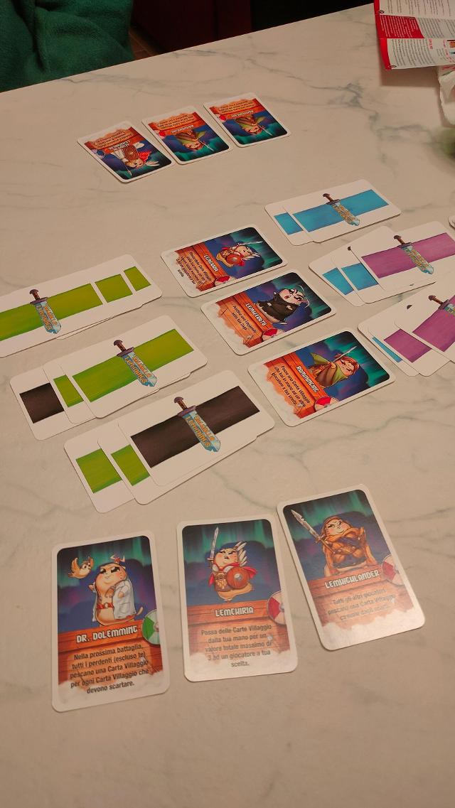 Valhalla Lemmings on the table, photo by Xerta