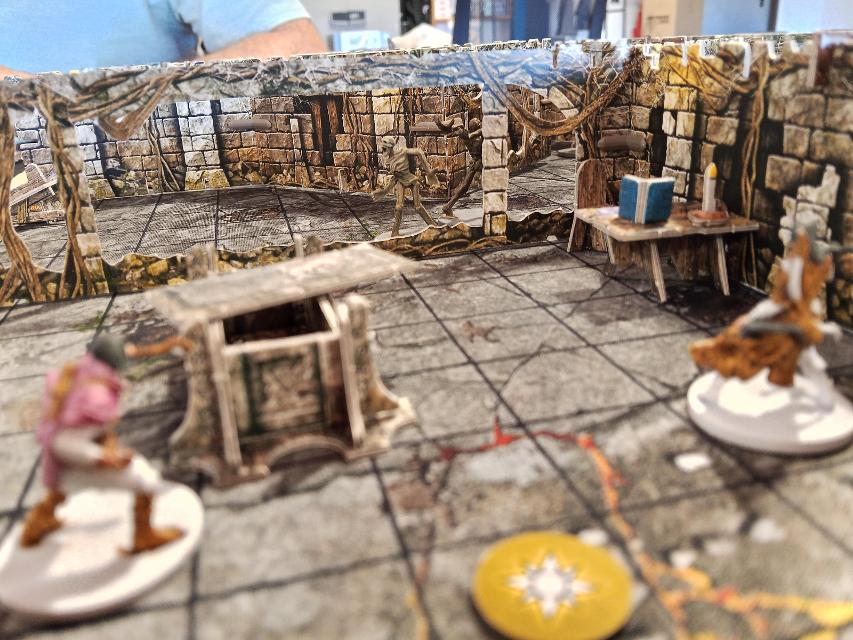Maladum: Dungeons of Enveron on the table, photo by Morriondo