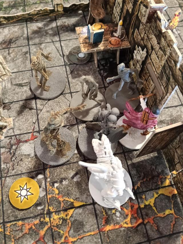Maladum: Dungeons of Enveron on the table, photo by Morriondo