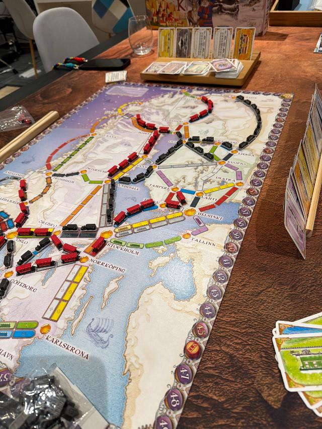 Ticket to Ride: Nordic Countries na stole, foto: neogeneration