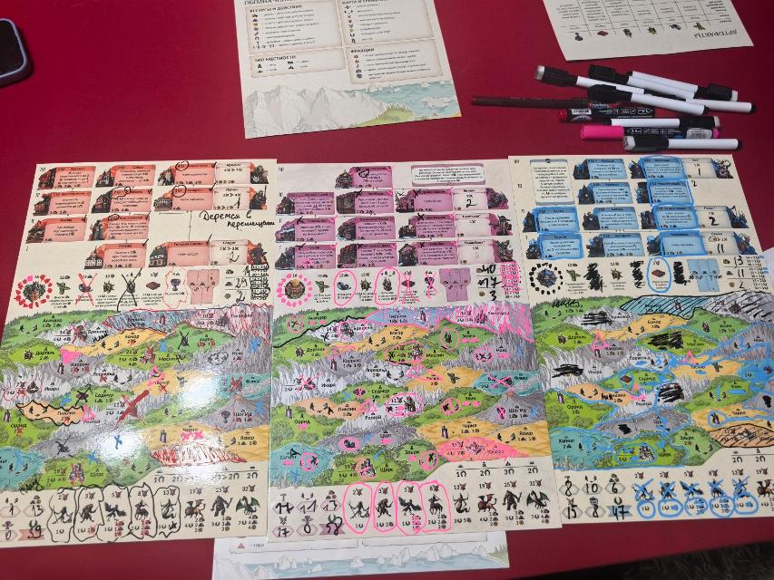 Heroes: Write & Conquer on the table, photo by Никита Исаев