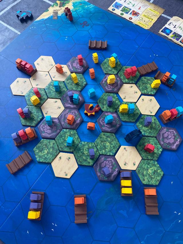 Survive The Island on the table, photo by Juanlu