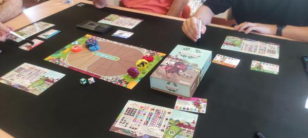 Long Shot: The Dice Game on the table, photo by Shinychi3