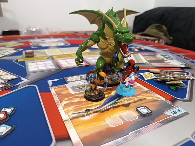 Marvel United sobre la taula, foto de David Puyalto