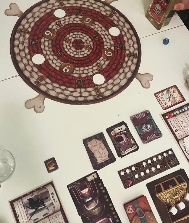 Dungeon Fighter: Second Edition on the table, photo by rox
