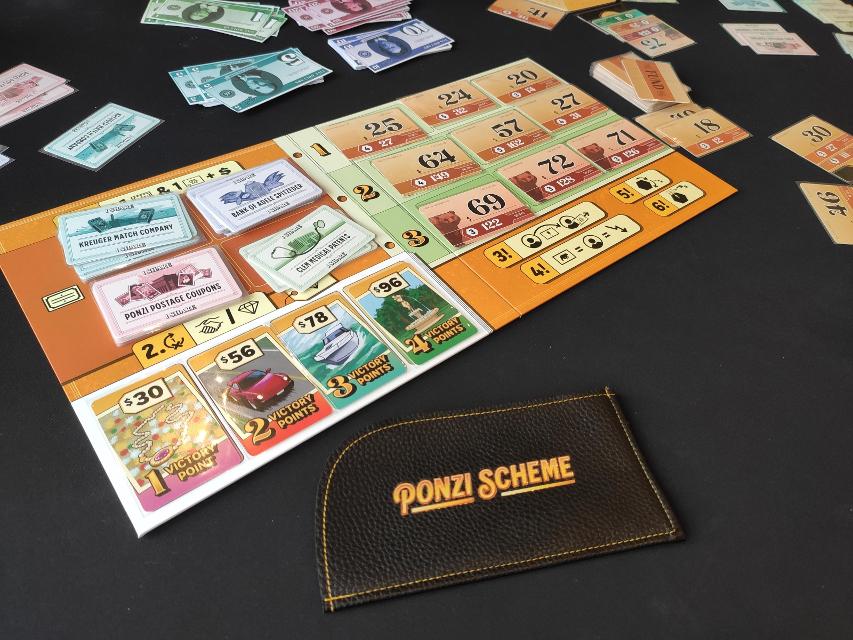 Ponzi Scheme az asztalon, fotó: Mario Estruch