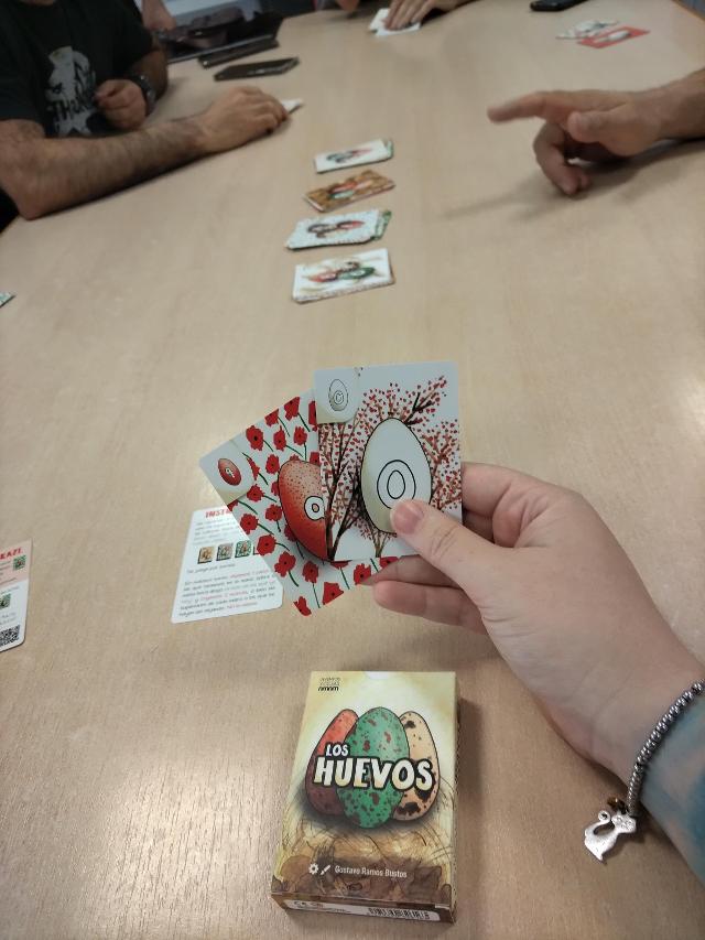 Los huevos on the table, photo by Amy