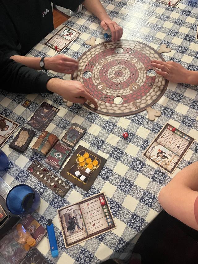Dungeon Fighter: Second Edition on the table, photo by rox