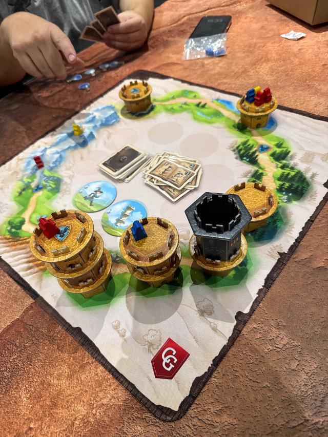 Wandering Towers on the table, photo by neogeneration