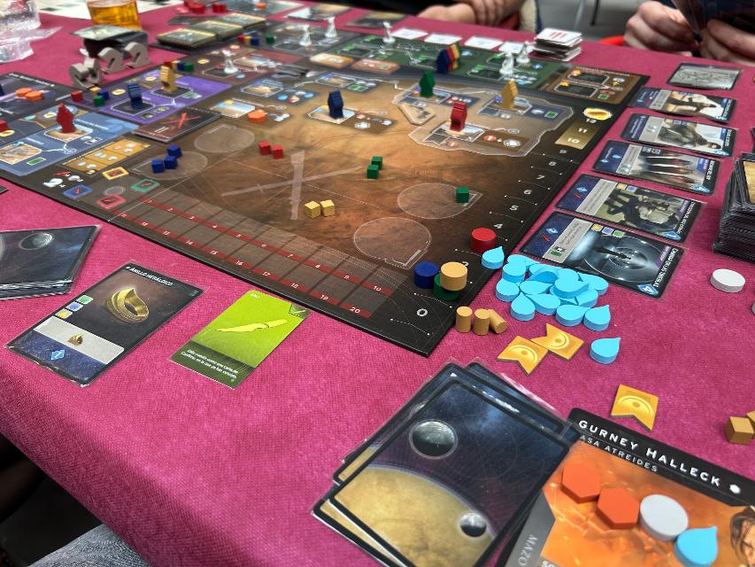 Dune: Imperium – Uprising on the table, photo by Enol Martínez Pérez “MrTaikyo”