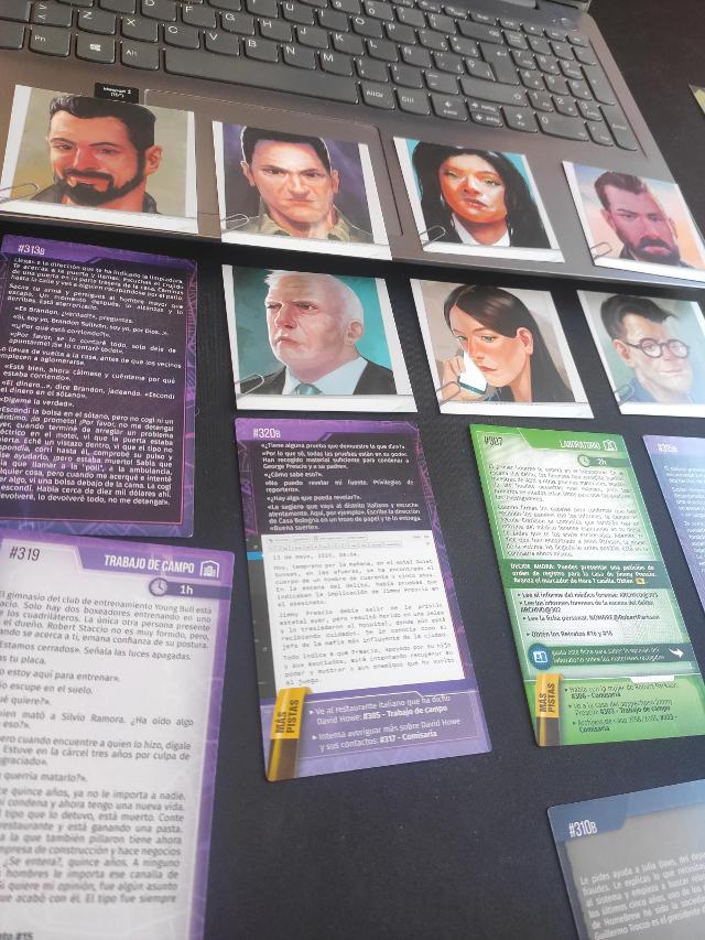 Detective: A Modern Crime Board Game – Season One on the table, photo by Mario Estruch
