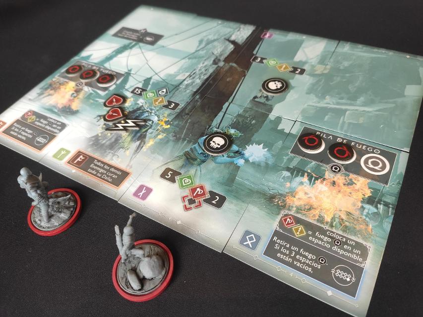 God of War: The Card Game on the table, photo by Mario Estruch