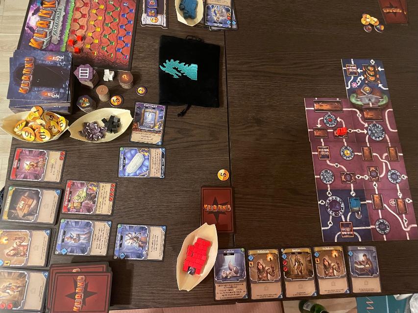 Clank!: Catacombs on the table, photo by Szandersy