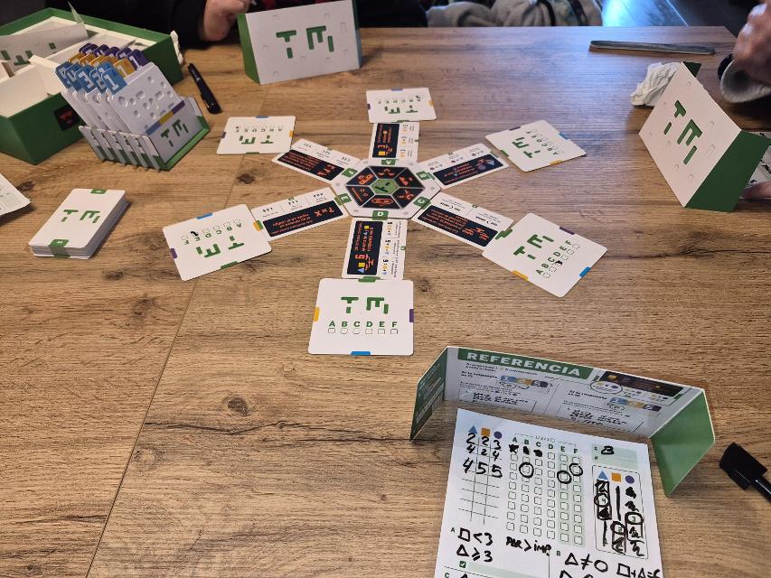 Turing Machine on the table, photo by Borja Giner