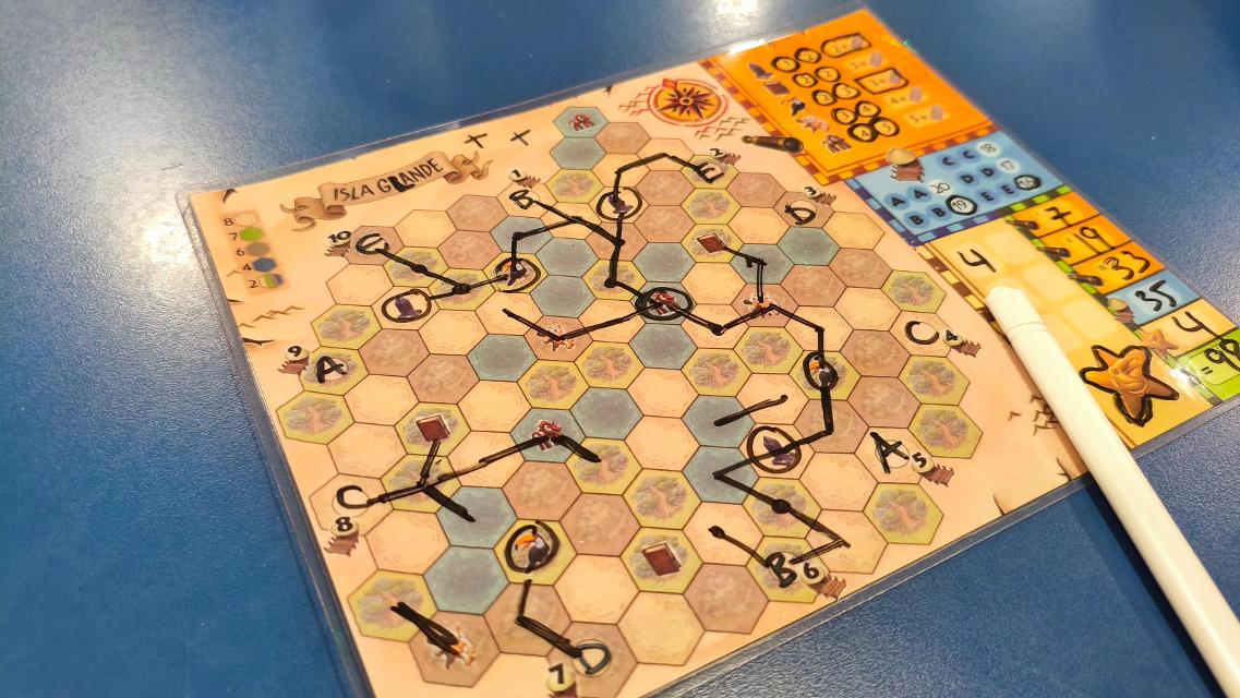 Trails of Tucana on the table, photo by Mochilo