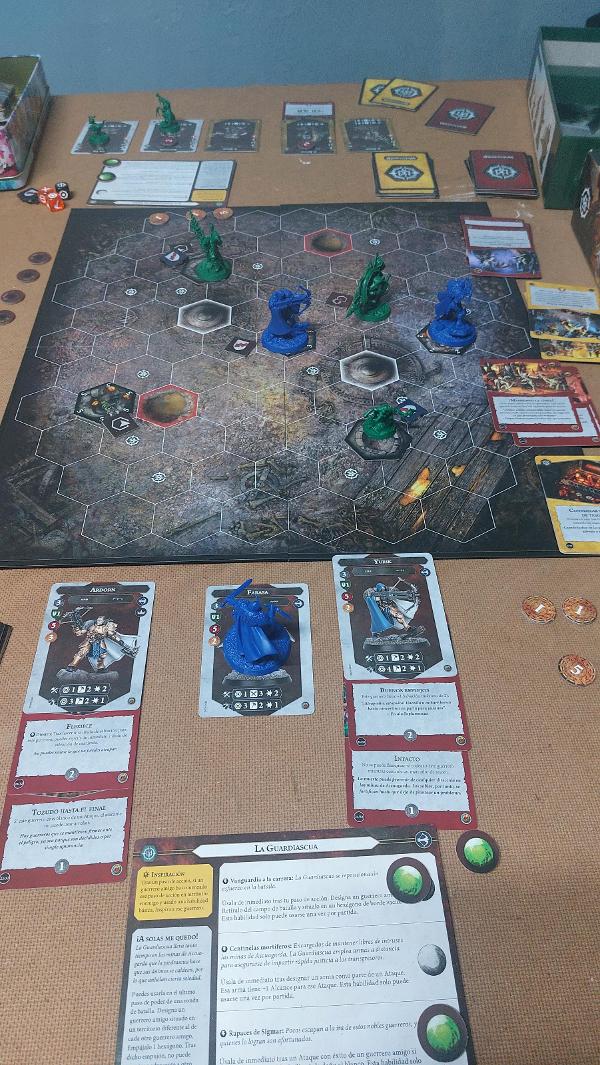 Warhammer Underworlds: Embergard on the table, photo by Nanibit