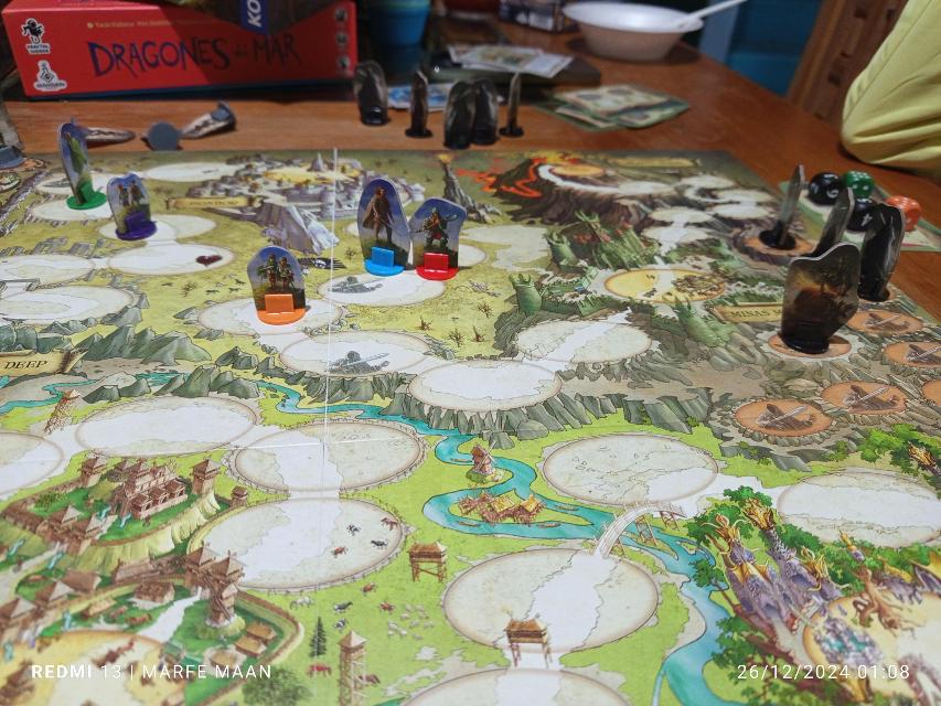 The Lord of the Rings: Adventure to Mount Doom on the table, photo by MarFe MaAn