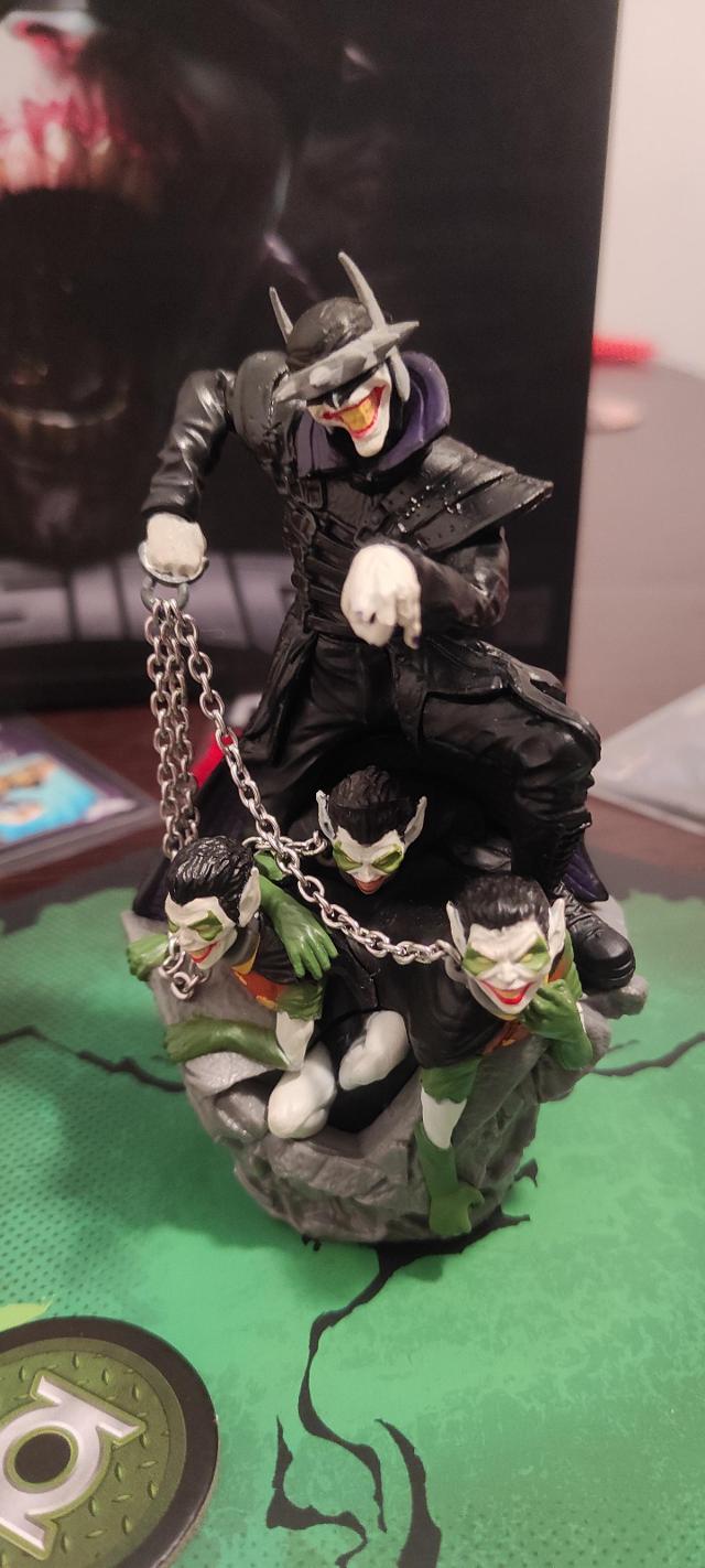 The Batman Who Laughs Rising on the table, photo by Pauliss